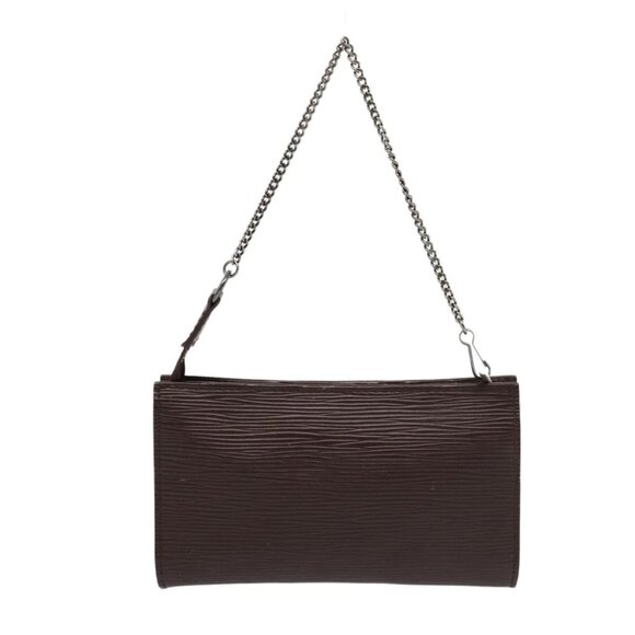 LOUIS VUITTON Epi Bucket PM Pouch Pouch Mocha LV Auth 83164 - Picture 2 of 16